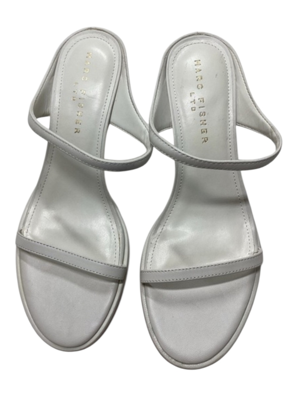 Marc Fisher LTD Alonde kitten heels  white Sandals